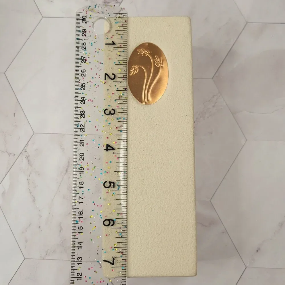 PartyLite Sandstone votive candle holder ivory set of 2 - Picture 7 of 11